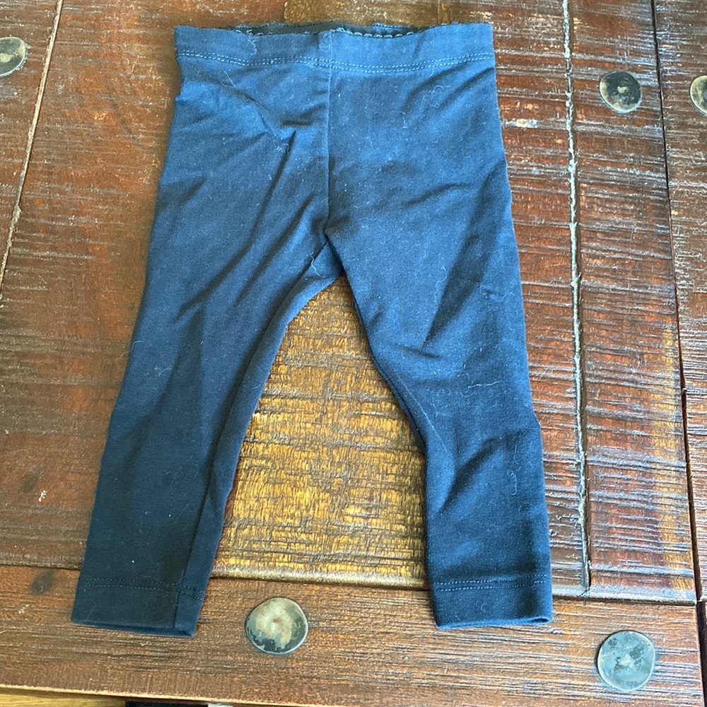 Tea collection 3-6 month navy leggings
